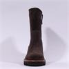 Paul Green Block Heel Ankle Boot - Brown Suede